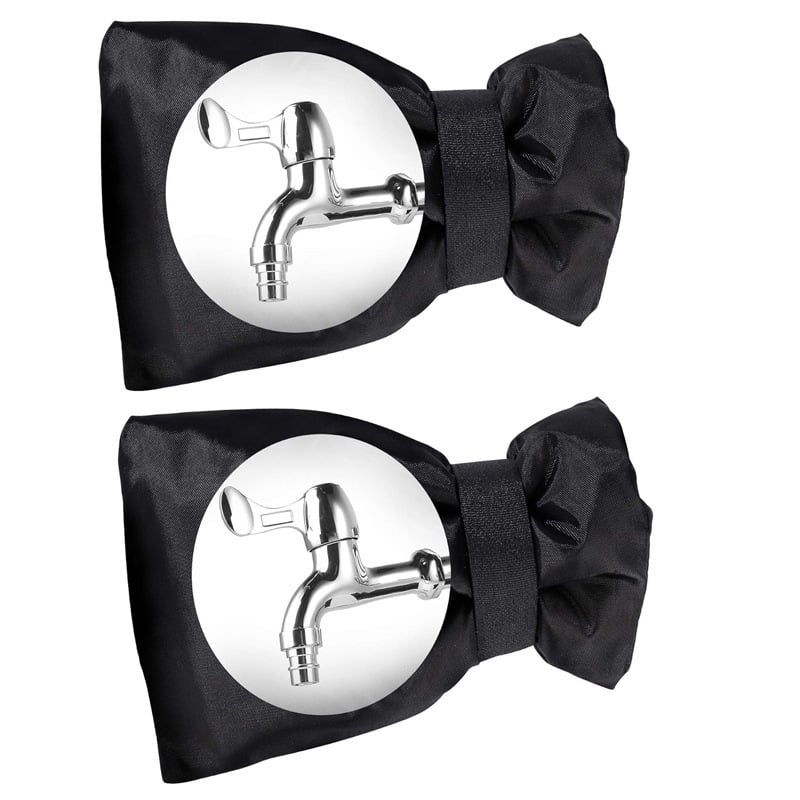 🏆 50K+ SOLD! 🔥Last Day Promotion! ✨4 Pack Faucet Covers – Keep Faucets From Freezing This Winter! ❄️🚰