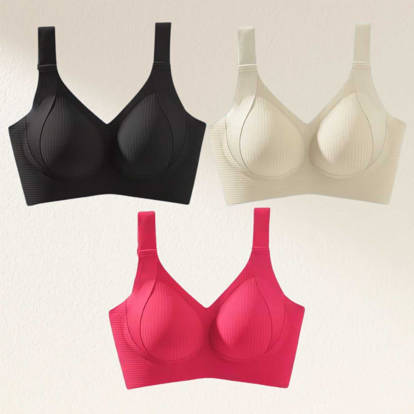 🎁Buy 1 Get 3 Packs🔥Super Firming Wire-Free Push Up Bra All-Day Comfort No More Sagging