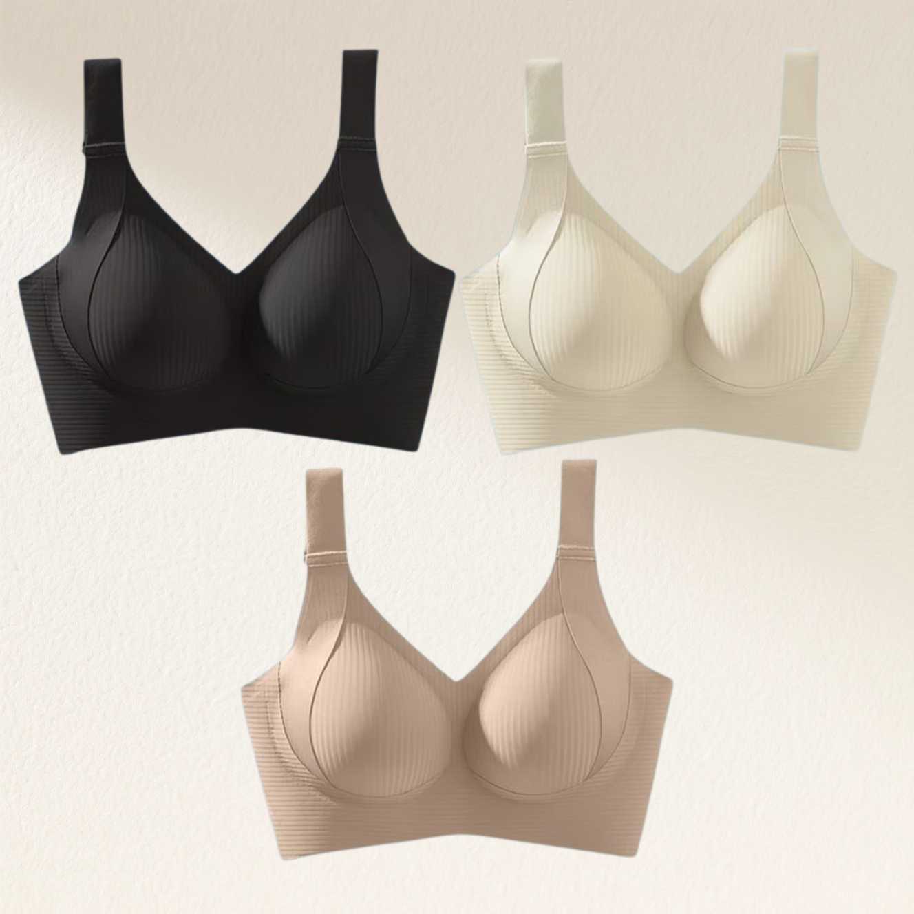 🎁Buy 1 Get 3 Packs🔥Super Firming Wire-Free Push Up Bra All-Day Comfort No More Sagging
