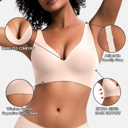 🏆️Women's Comfortable Wireless Push-Up Bralettes