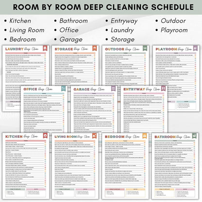 📚ADHD Cleaning Planner Bundle