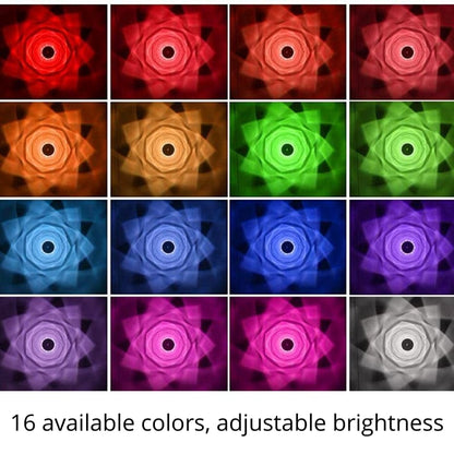 ✨16 Colors Rose Rays Crystal Diamond Table Lamp