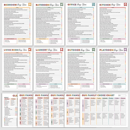 📚ADHD Cleaning Planner Bundle