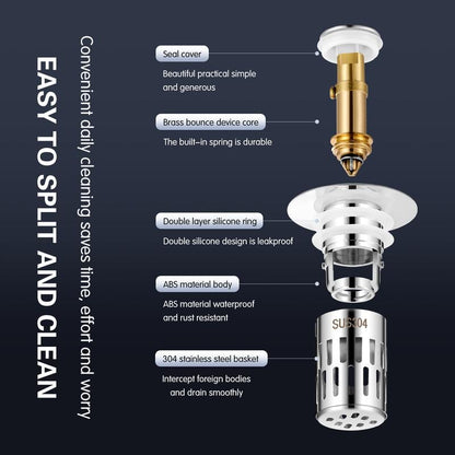 Bathroom Sink Universal Multi-Purpose Drain Strainer