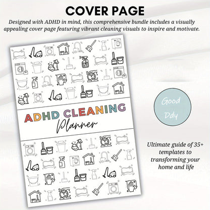 📚ADHD Cleaning Planner Bundle
