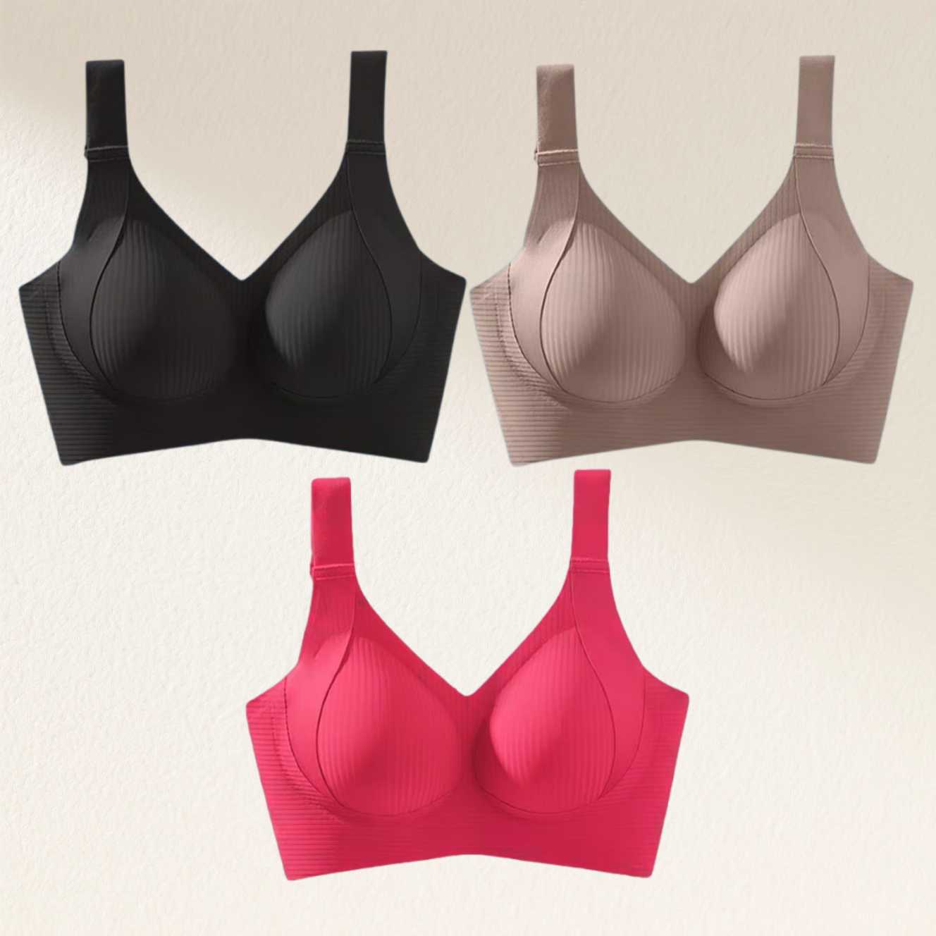 🎁Buy 1 Get 3 Packs🔥Super Firming Wire-Free Push Up Bra All-Day Comfort No More Sagging
