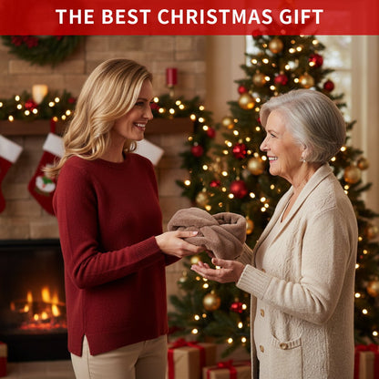 ❄️ Faux-Fur Pull-Through Scarf with Hidden Pocket