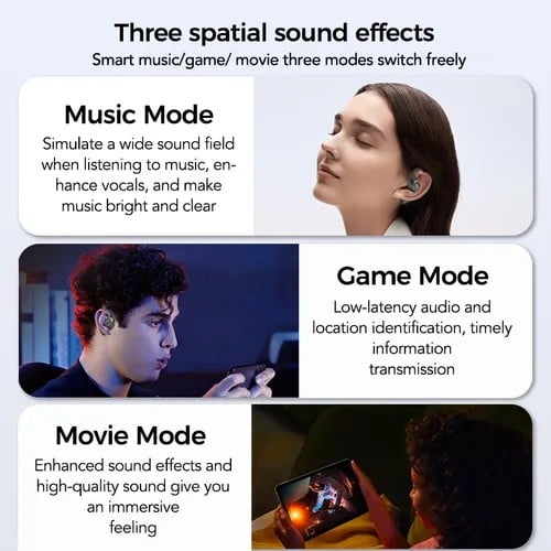 🏆#1 Bestseller ⏰49% Off -AI Translation Wireless OWS Bluetooth 5.4 Headphones (Compatible with iOS and Android)