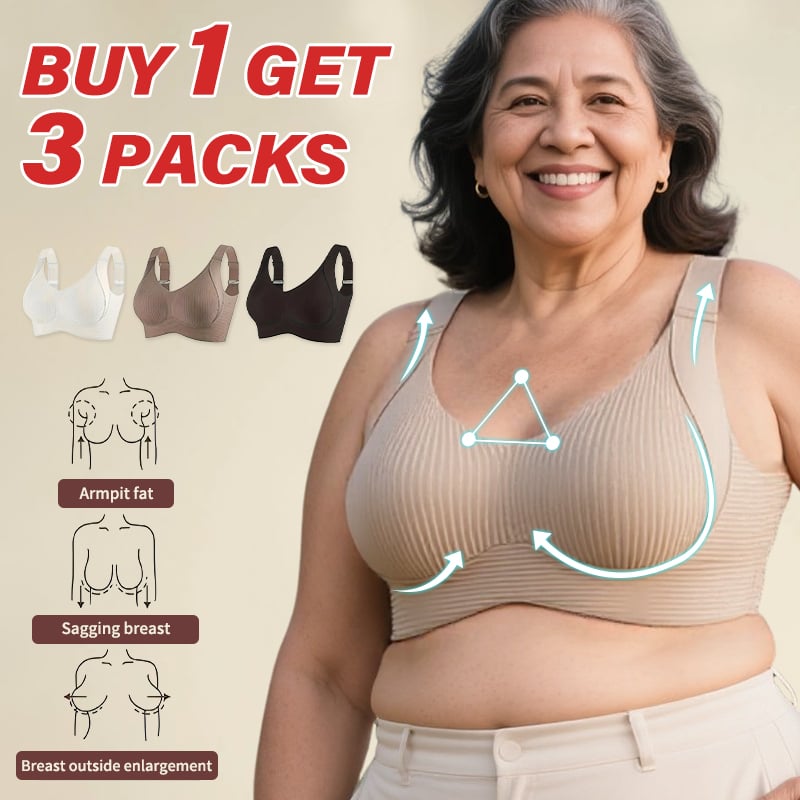 🎁Buy 1 Get 3 Packs🔥Super Firming Wire-Free Push Up Bra All-Day Comfort No More Sagging