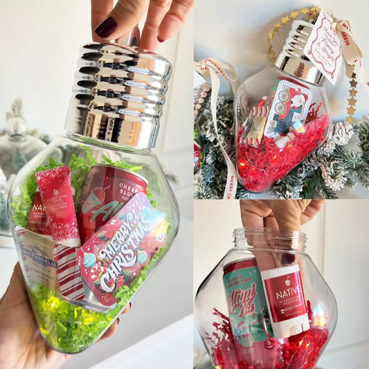 🔥Last Day 49% OFF💡DIY Christmas Gift Light Bulb Decorations(Includes gift card &stiker )