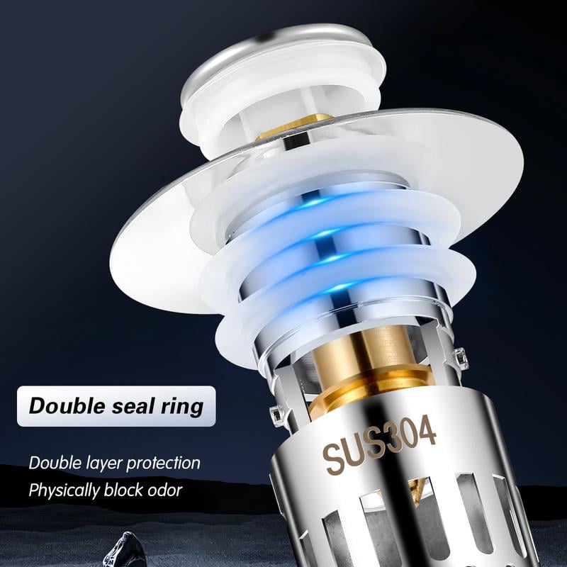 Bathroom Sink Universal Multi-Purpose Drain Strainer