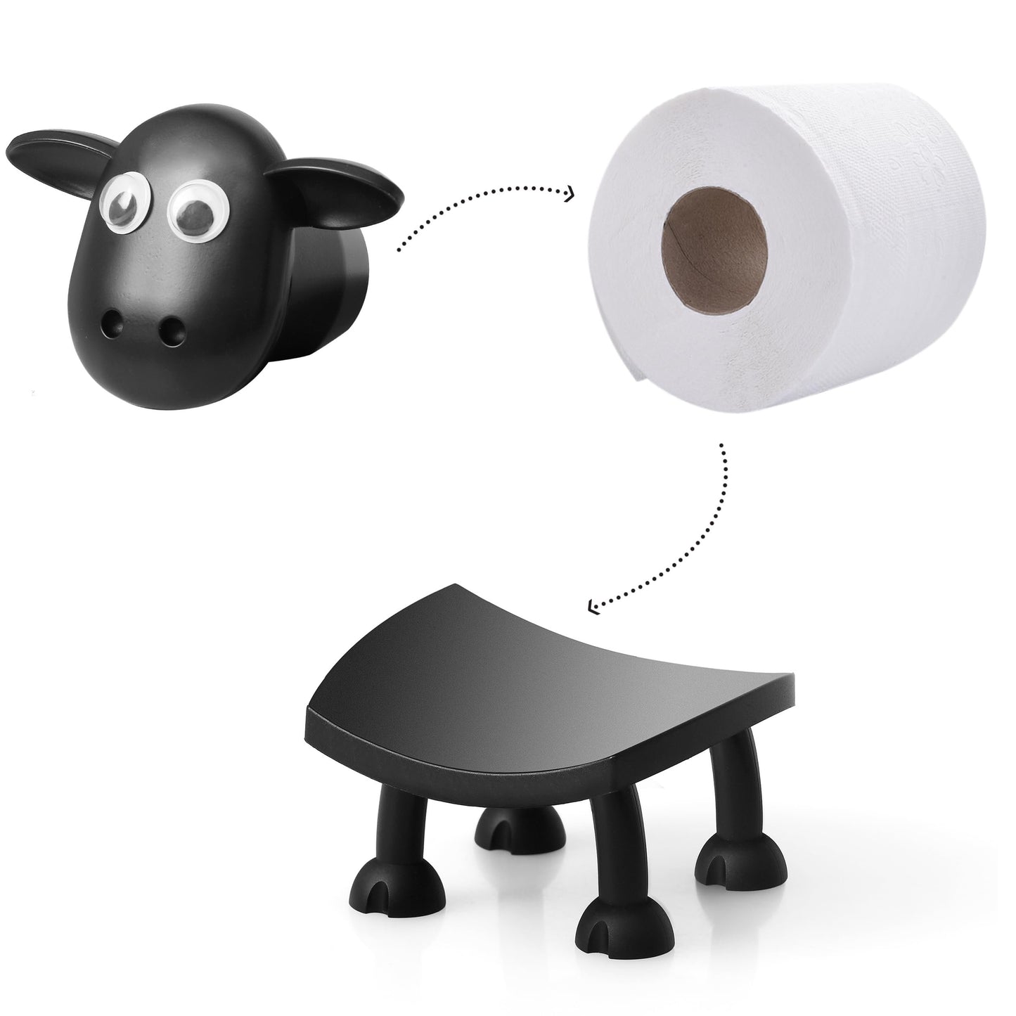 🔥Hot Sale 49% OFF🎁 Sheep Toilet Roll Holder