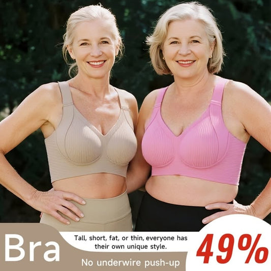 🎁Buy 1 Get 3 Packs🔥Super Firming Wire-Free Push Up Bra All-Day Comfort No More Sagging