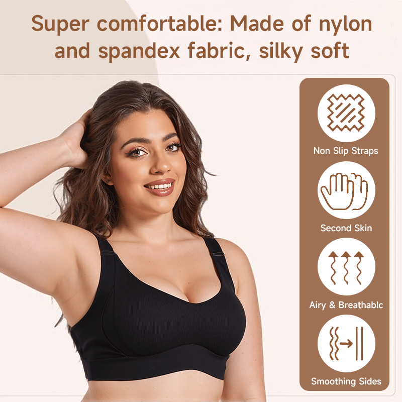 🎁Buy 1 Get 3 Packs🔥Super Firming Wire-Free Push Up Bra All-Day Comfort No More Sagging