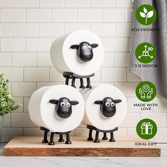 🔥Hot Sale 49% OFF🎁 Sheep Toilet Roll Holder
