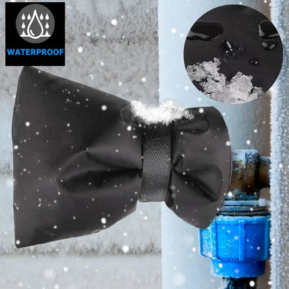 🏆 50K+ SOLD!  🔥Last Day Promotion! ✨4 Pack Faucet Covers – Keep Faucets From Freezing This Winter! ❄️🚰