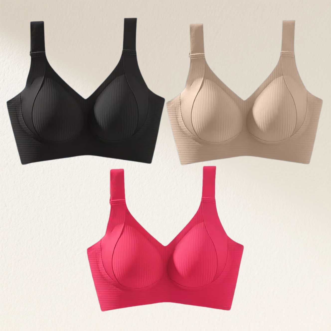 🎁Buy 1 Get 3 Packs🔥Super Firming Wire-Free Push Up Bra All-Day Comfort No More Sagging