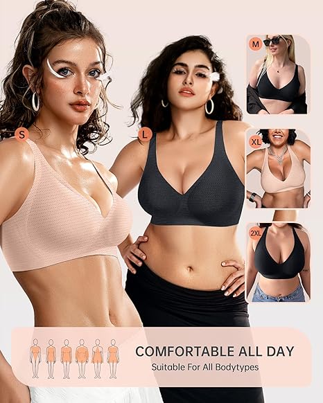 🏆️Women's Comfortable Wireless Push-Up Bralettes