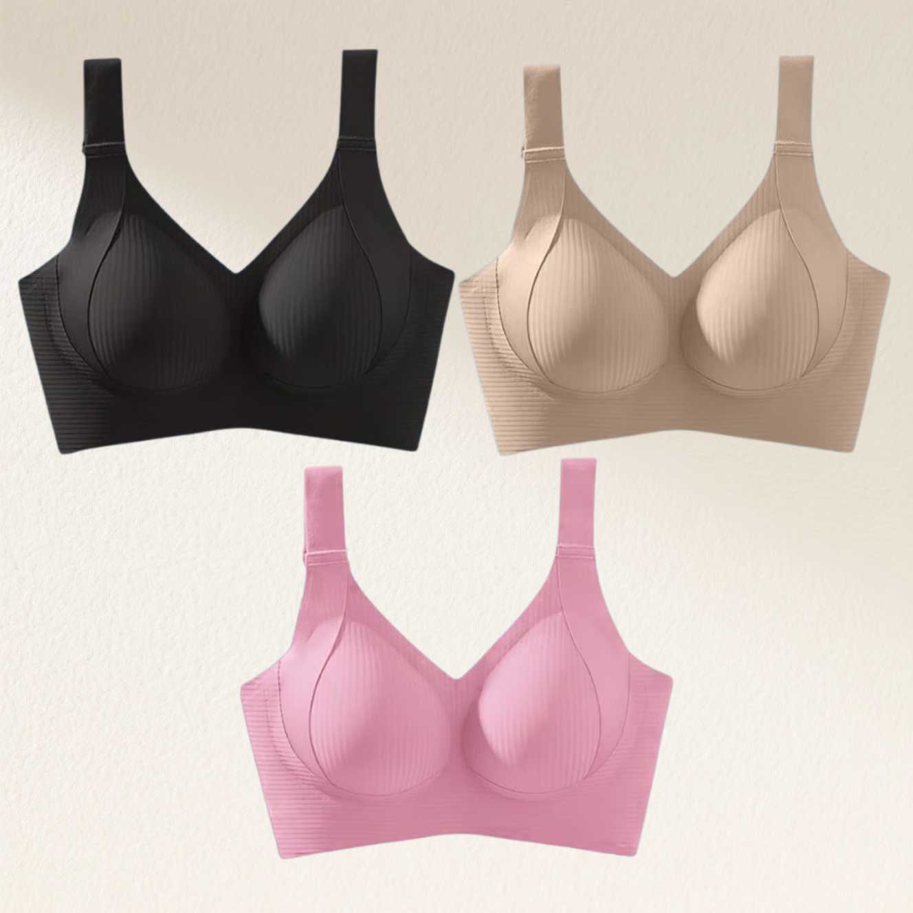 🎁Buy 1 Get 3 Packs🔥Super Firming Wire-Free Push Up Bra All-Day Comfort No More Sagging