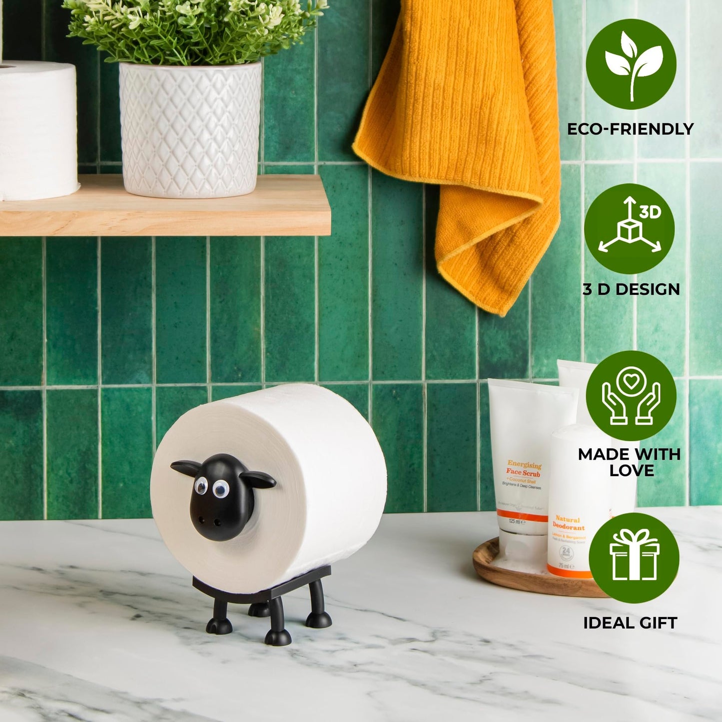 🔥Hot Sale 49% OFF🎁 Sheep Toilet Roll Holder